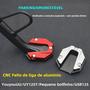 Imagem de Extensor de Suporte Lateral para Motocicleta com Almofada para os Pés