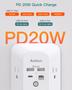 Imagem de Extensor de Tomadas Addtam 5 Saídas com 4 USB PD 20W - Protetor de Surtos
