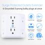 Imagem de Extensor de Tomadas Unidapt Multi Plug - 6 Tomadas + 2 USB com Protetor de Surto