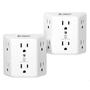 Imagem de Extensor de Tomadas Unidapt Multi Plug - 6 Tomadas + 2 USB com Protetor de Surto