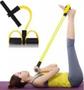 Imagem de Extensor Elástico Exercício Treino Musculação Malhar Tubefit Amarelo