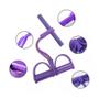 Imagem de Extensor Elástico Tk Chin com Pedal Roxo