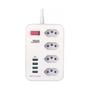 Imagem de Extensor Elétrico 4 Tomadas / 4 USB - Bivolt - Rápido