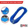 Imagem de Extensor Fixador De Lona Capa Piscina Kit Com 20 Unidades Azul