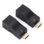 Extensor Hdmi 30 Metros Rj45 60m Cabo Adaptador Rede Cat 5 6 - DMK Imagem de Extensor Hdmi 30 Metros Rj45 60m Cabo Adaptador Rede Cat 5 6