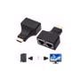 Imagem de Extensor Hdmi 3d 30 Metros Via Cabo De Rede