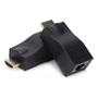 Imagem de Extensor Hdmi 3d 30 Metros Via Cabo De Rede Utp Rj45 Cat5e/6