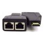 Imagem de Extensor HDMI 3D 30 Metros Via Cabo de Rede UTP RJ45 CAT5E 6