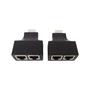 Imagem de Extensor Hdmi Passivo 3d 30 Metros Via Cabo De Rede Utp Rj45 Cat5e/6 - Xtrad
