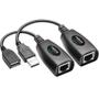 Imagem de Extensor USB via Cabo de Rede - USB para RJ45 - Alcance de até 50 metros - Intelbras VEX 1050 USB