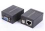 Imagem de Extensor vga 10 20 30 40 50 60 metros via cabo cat5 cat6
