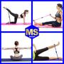 Imagem de Extensores Elasticos Multifuncional Ginastica Exercicio Fit