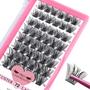 Imagem de Eyelash Clusters PRO LASHBEAUTY 72 unidades de 12-18 mm de comprimento de mistura