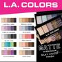 Imagem de Eyeshadow LA COLORS, 5 cores, roxo fosco, caxemira (pacote com 2)