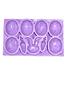 Imagem de F1609 molde de silicone ovo, páscoa, cenoura, coelho confeitaria biscuit