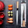 Imagem de Faca 8 Modelo Japones Inox Sashimi Sushi Salmão Peixe