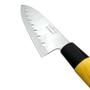 Imagem de Faca Asia Santoku 7 C/Furos Aço Inox Multiuso Sushi Sashimi