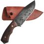 Imagem de Faca Coreadeira de Tala Forjada 6mm Full Tang 6" Aço Carbono 5160 Fosfatizado Artesanal Pequena