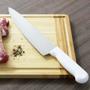 Imagem de Faca Cozinha Grande 8" Carne Precisão Afiada Profissional Corte Peixeira Lâmina Aço Inox Gourmet