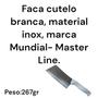 Imagem de Faca cutelo branca inox 7' 7850-7 master line faca carne