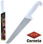 Imagem de Faca de Carne de Inox 14'' Cabo Plastico Branco Premium - Corneta Cutelaria/Western