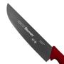 Imagem de Faca de Carne Para Refile de Mesa Lâmina Reta Larga 10'' Com Cabo Vermelho (BKR303-10) - Starrett