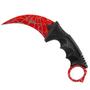 Imagem de Faca Karambit Lâmina Curva KM002 Albatroz Aço Inox 19cm - Várias Cores