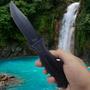 Imagem de Faca  Multiuso Com Bainha Equipada Com Quebra Vidro Caça, pesca Cozinha DYKD15