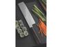 Imagem de Faca nakiri 7 sushi silver marrom lamina de aco inox e cabo de nylon tramontina