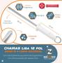 Imagem de Faca Picanheira 10pol 5520 e Chaira Lisa 12pol 5540 Inox Cabo Antibacteria Mundial Linha Nacional