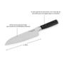 Imagem de Faca Santoku Forjada 31Cm Com Capa Protetora 7 Kitchenaid