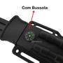 Imagem de Faca Tática Militar Ideal para Caça, Pesca e Emergências com Acessórios Inclusos SLKA233