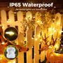 Imagem de Fairy String Lights litogo 10 m 100 LED com controle remoto, pacote com 6
