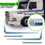 Imagem de Faixa Decorativa Cabine Scania 113 1994 a 1997 Azul T/R