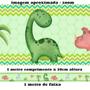 Imagem de Faixa Decorativa Dinossauro Infantil quarto Bebê  Adesivo de Parede