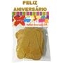 Imagem de Faixa Decorativa "feliz Aniversário" Glitter Dourado 12CM