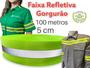 Imagem de Faixa Reflexiva Uniforme Gorgurão Verde Fluorescente - 100m