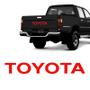 Imagem de Faixa Toyota Hilux 1999/2005 Adesivo Vermelho Tampa Traseira