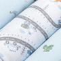 Imagem de Faixa Umbilical Azul Kit Com 3 Pçs Papi