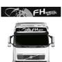 Imagem de Faixa Volvo Fh Special Edition Adesivo Quebra-sol Prata
