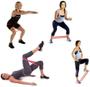 Imagem de Faixas Elásticas 5 Faixas Mini Band Para Exercícios Multifuncional fita elastica exercicios Yoga Fisioterapia e Treino Alongamento Tonificação Muscular