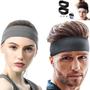 Imagem de Faixas Headband Anti Suor Cabelo Testeira Esporte Corrida