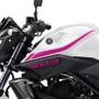 Imagem de Faixas Yamaha Mt-03 2019/2020 Adesivo Rosa/pink Refletivo