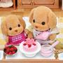 Imagem de Família de Toy Poodles Calico Critters com Roupas Removíveis