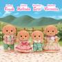 Imagem de Família de Toy Poodles Calico Critters com Roupas Removíveis