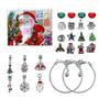 Imagem de Fangkun Advent Calendar Charm Braceletes 2022 Feliz Natal Calendário de Contagem Regressiva Pulseira De Fazer Kit inclui 22 Encantos, 2 Pulseiras, para Crianças Adultos Natal Natal