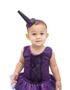 Imagem de Fantasia Bebê menina Mesversário Bruxinha Halloween Body temática 