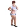 Imagem de Fantasia Body de Carnaval Plus Size Feminina Adulto Com Saia Tutu