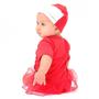 Imagem de Fantasia Body Roupa Bebê de Mamãe Noel Natalino 0 á 12 Meses