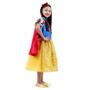 Imagem de Fantasia Branca de Neve Infantil Luxo Original com Tiara - Disney Princesas